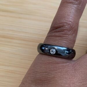Hematite unisex Ring